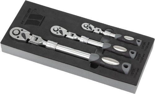 Welzh - Ratchet Set; 3-Piece Telescopic &amp; Flexi Head