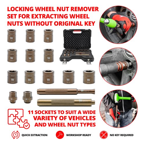 Welzh - Locking Wheel Nut Removers