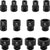 Welzh - Impact Sockets, 13-Piece Extra Stubby Hex Shanked 1/4''dr 4-15mm