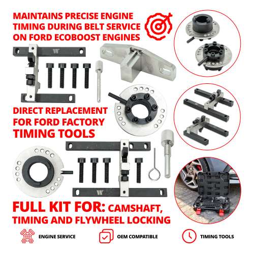Welzh - Engine Timing Tool Kit - Ford EcoBoost 1.0 &amp;1.1 Belt Drive 3 Cylinder