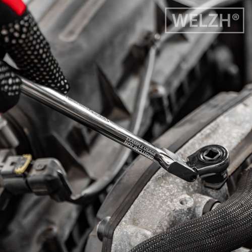 Welzh - Impact Sockets, 13-Piece Extra Stubby Hex Shanked 1/4&#39;&#39;dr 4-15mm