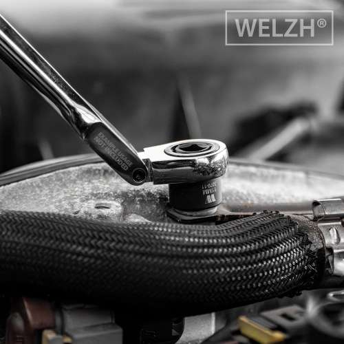 Welzh - Impact Sockets, 13-Piece Extra Stubby Hex Shanked 1/4''dr 4-15mm