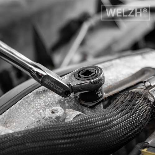 Welzh - Impact Sockets, 13-Piece Extra Stubby Hex Shanked 1/4''dr 4-15mm