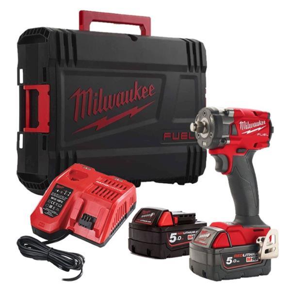 Milwaukee M18 FUEL 3/8&quot; Impact Wrench (2x5Ah)