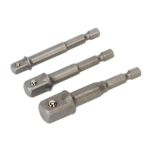 SEALEY SOCKET ADAPTOR SET 3PC POWER TOOL