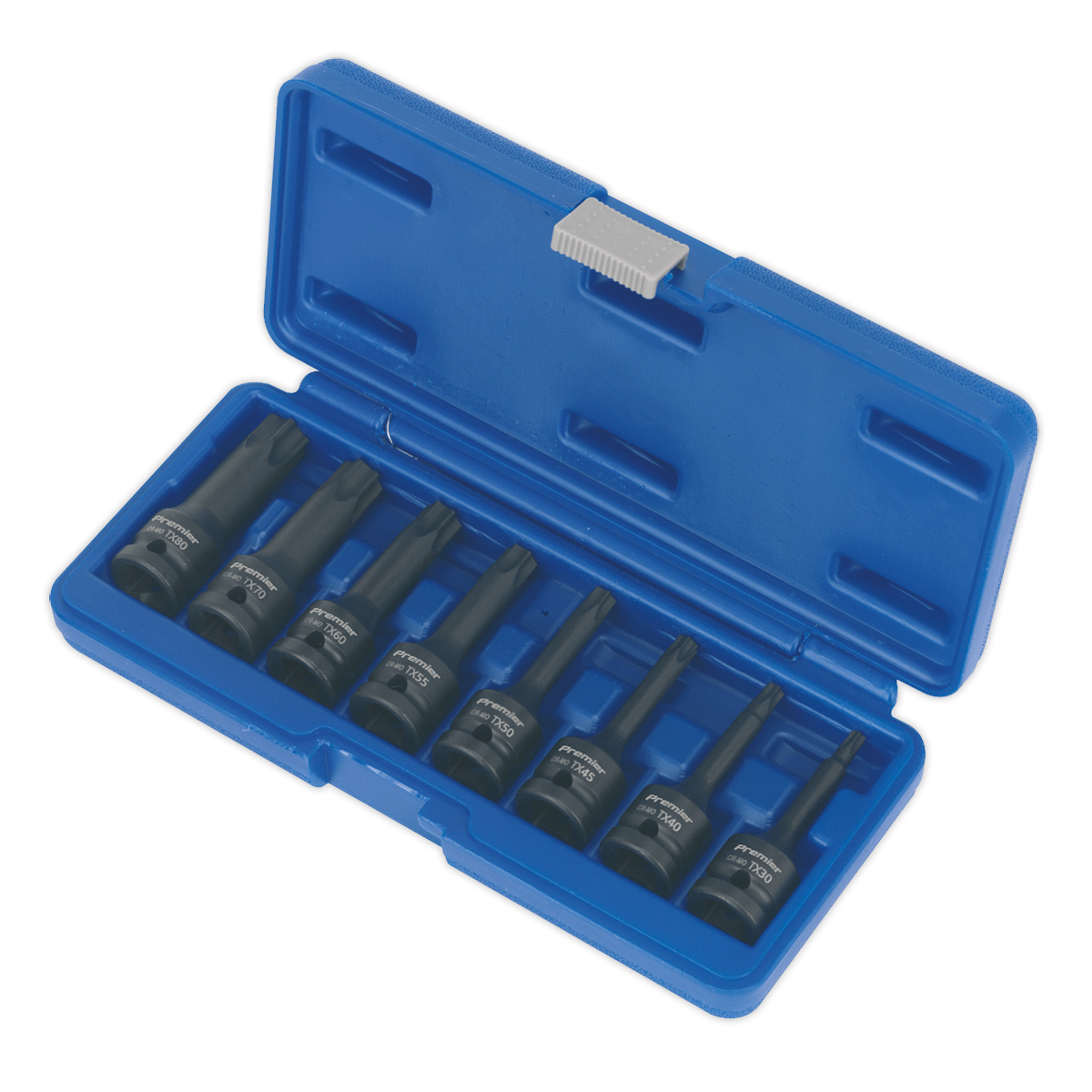 SEALEY IMPACT TRX STAR SOCKET BIT SET 8PC