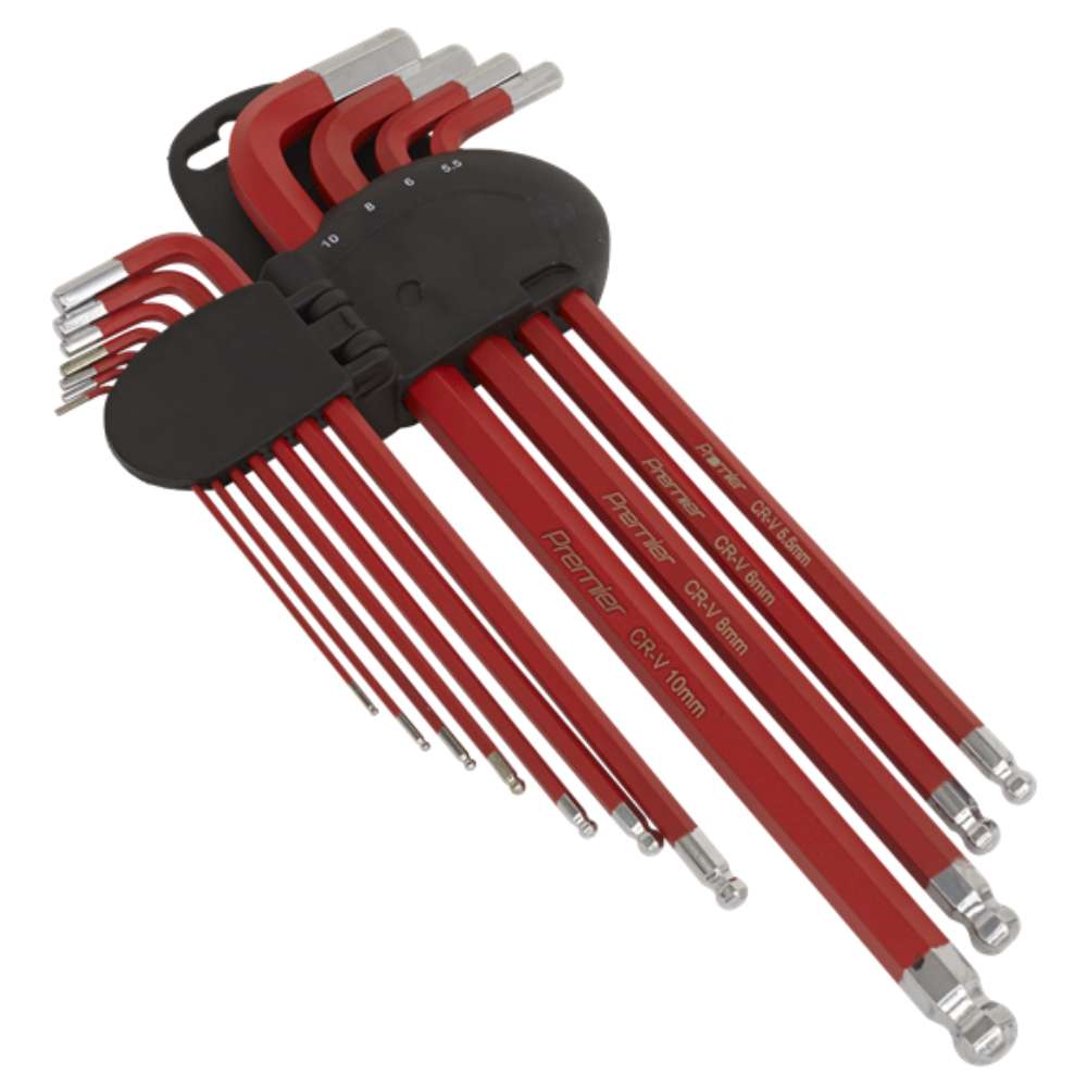 SEALEY BALL END HEX KEY SET  11PC