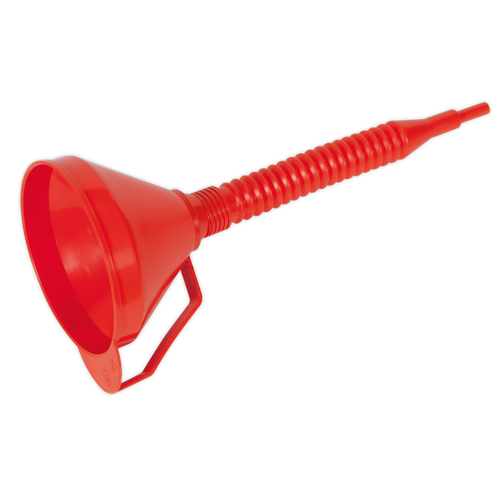 SEALEY FUNNEL WITH FLEXIBLE SPOUT &amp; FILTER