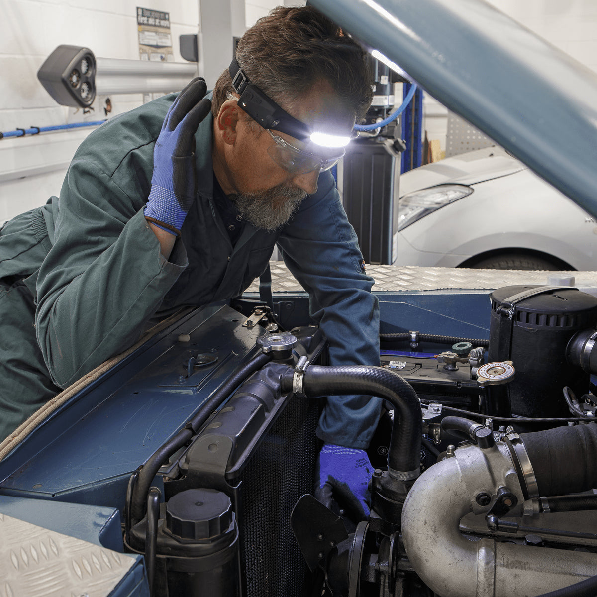 SEALEY HEAD TORCH 5W COB & 3W LED BULB