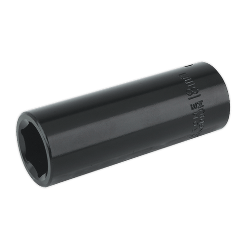 SEALEY IMPACT SOCKET 18MM DEEP 1/2 SQ DRIVE