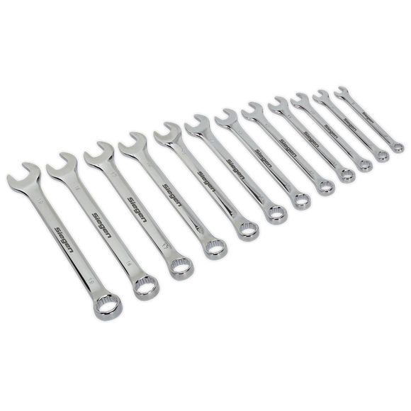 SEALEY COMBINATION SPANNER SET 12PC METRIC