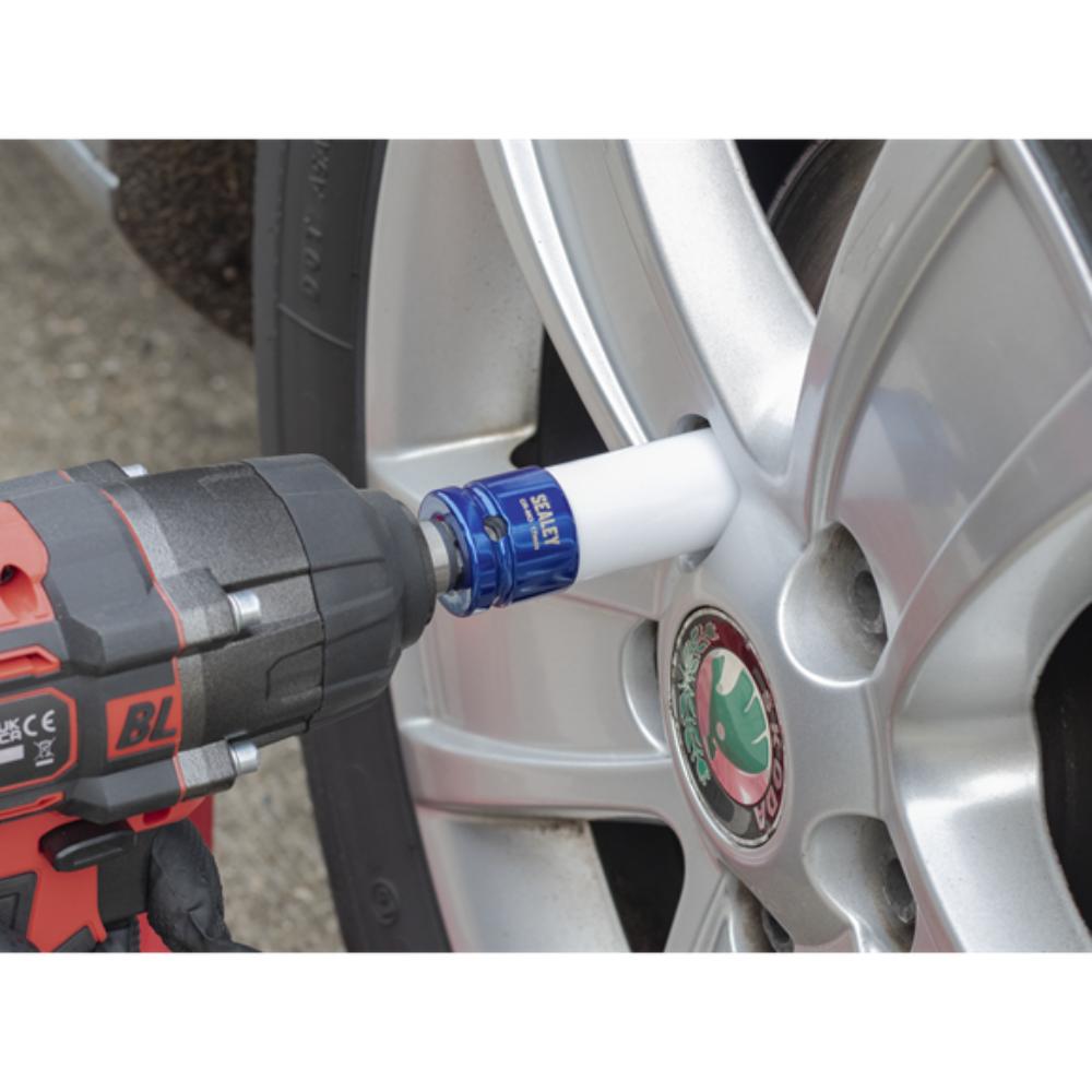 SEALEY ALLOY WHEEL IMPACT SOCKET SET 3PC 1/2