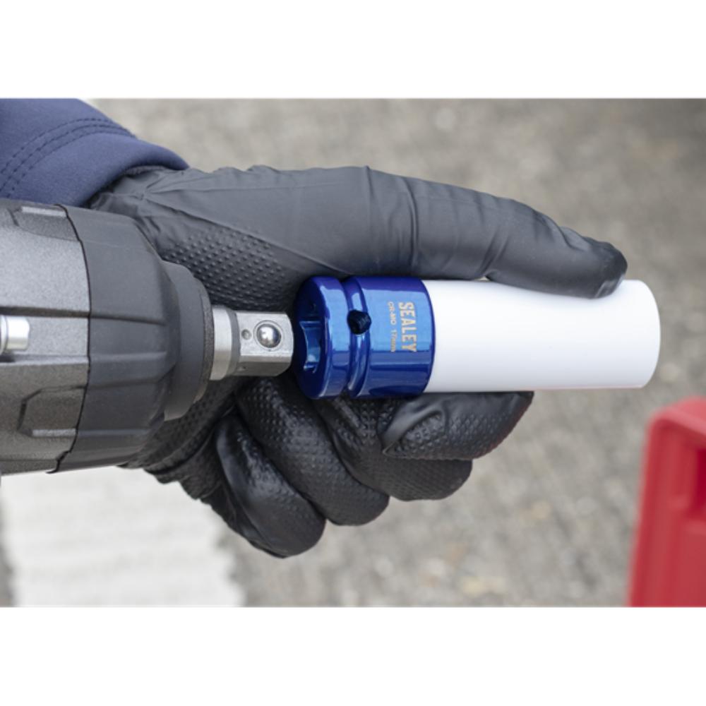 SEALEY ALLOY WHEEL IMPACT SOCKET SET 3PC 1/2