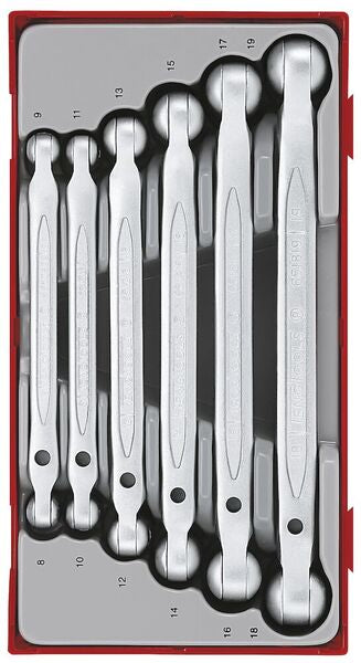 Teng Tools Double Flex Wrench Set TT1 6 Pieces - TT6506