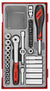 Teng Tools 1/4" Socket Set 6 pt TT1 35 Pieces - TT1435