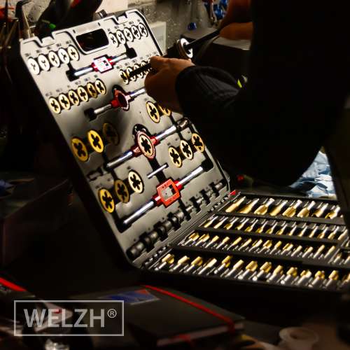 Welzh - 119-Piece Titanium Metric Tap &amp; Die Set