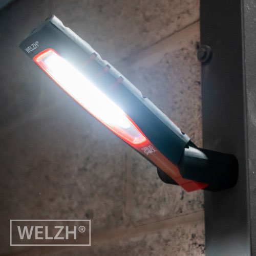Welzh - Rechargeable Inspection Cob Lamp; Sirius Range (Red)