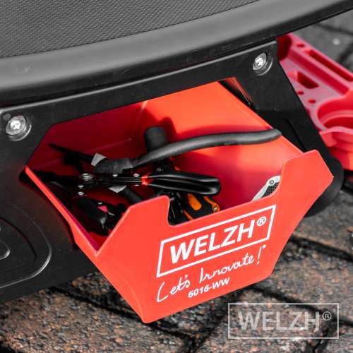 Welzh - Mobile Stool With Storage Trays