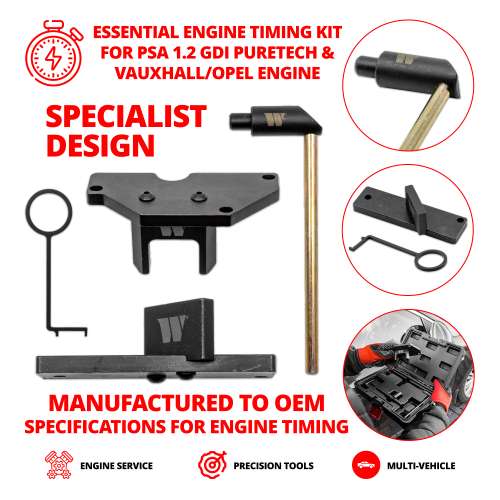 Welzh - Engine Timing Tool Kit; Petrol 1.2 GDI PureTech EB2 - PSA - DS - Opel/Vauxhall