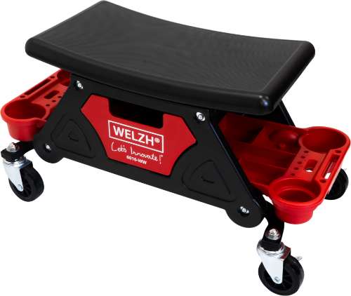 Welzh - Mobile Stool With Storage Trays