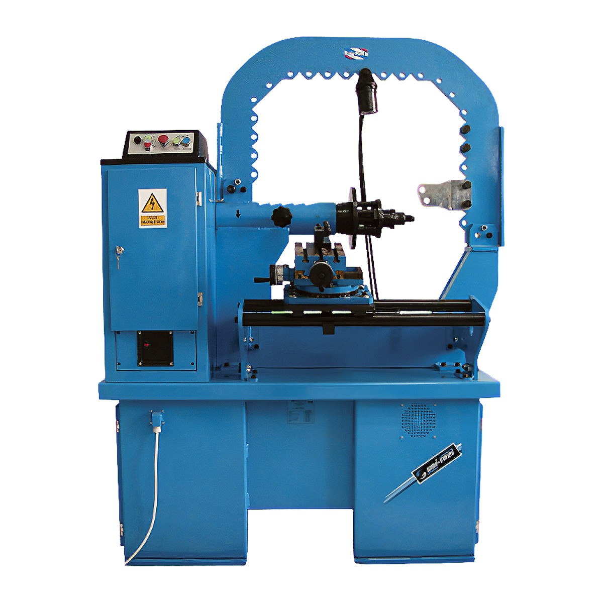 UNI-TROL PO-22H Rim Straightening Machine with Hydraulic Clamp