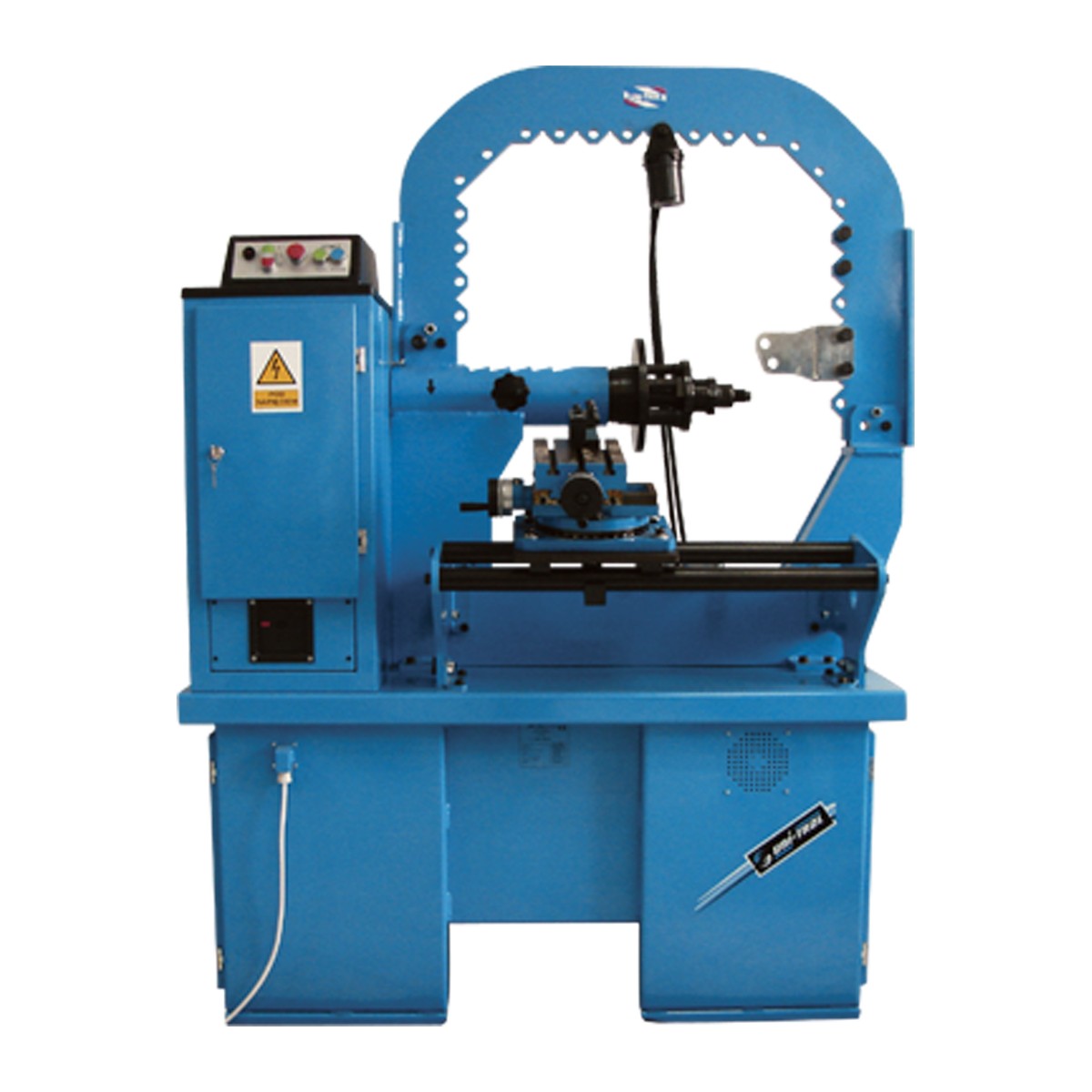 UNI-TROL PO-30H Rim Straightening Machine with Hydraulic Clamp