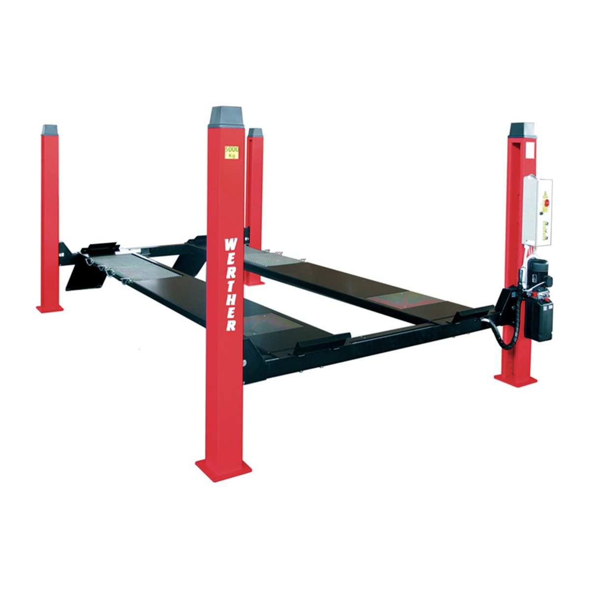 WERTHER 450AT/5 5T Four Post Alignment Lift