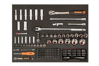 [BAHCO] 215 piece tool trolley