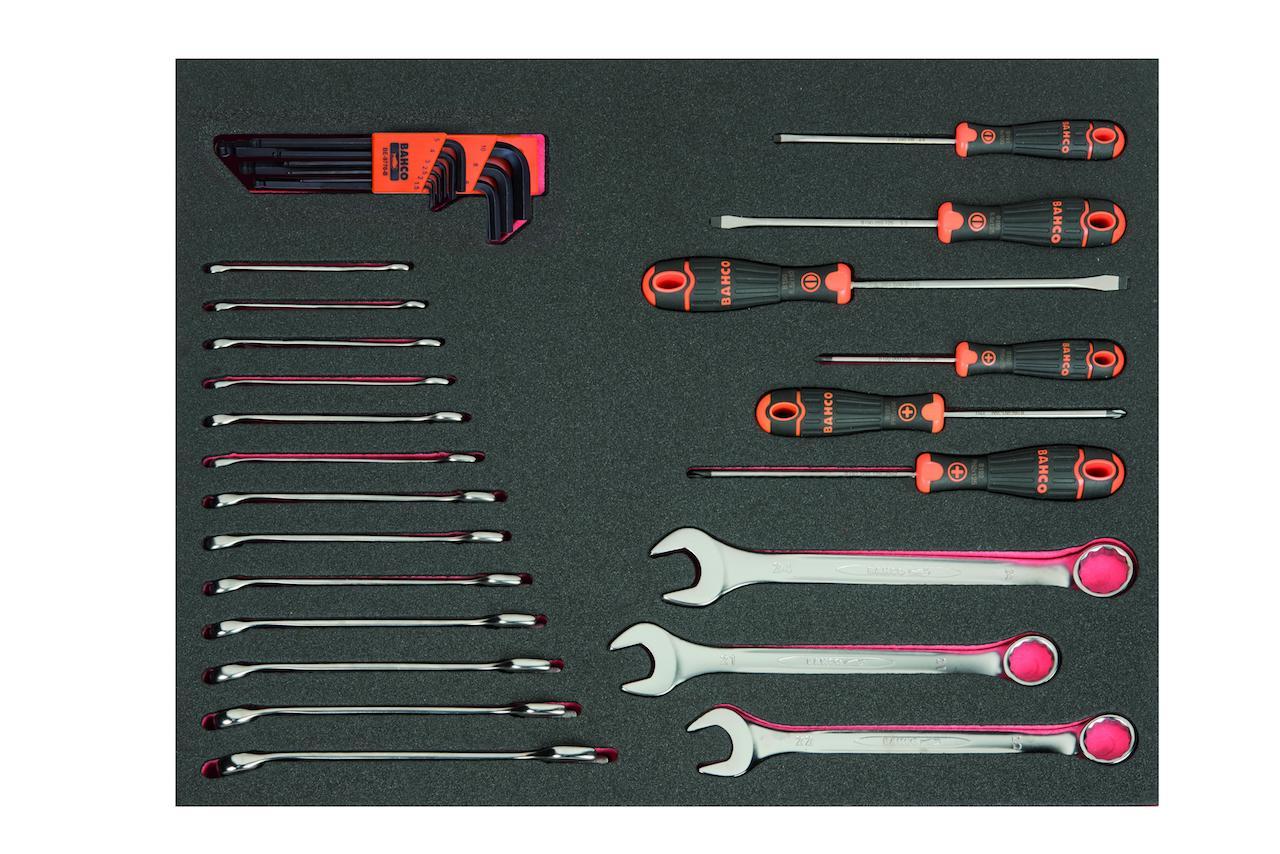 [BAHCO] 215 piece tool trolley