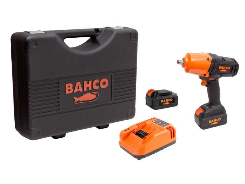 BAHCO PRO 18V 1/2" impact wrench 1000Nm Brushless kit