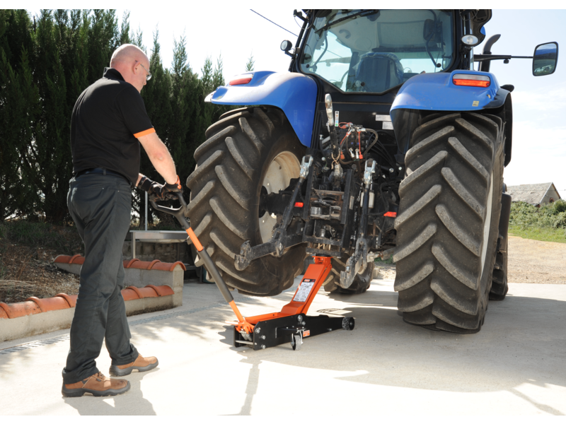 BAHCO BH13000L 3T Long Body Extra High Elevation Trolley Jack