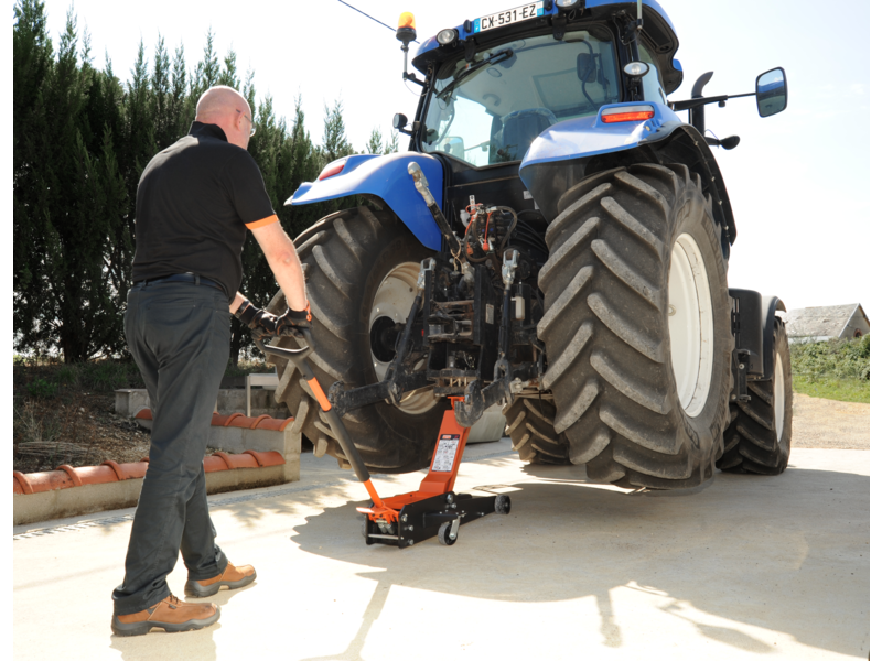 BAHCO BH13000L 3T Long Body Extra High Elevation Trolley Jack