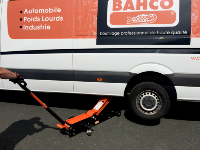BAHCO BH13000L 3T Long Body Extra High Elevation Trolley Jack
