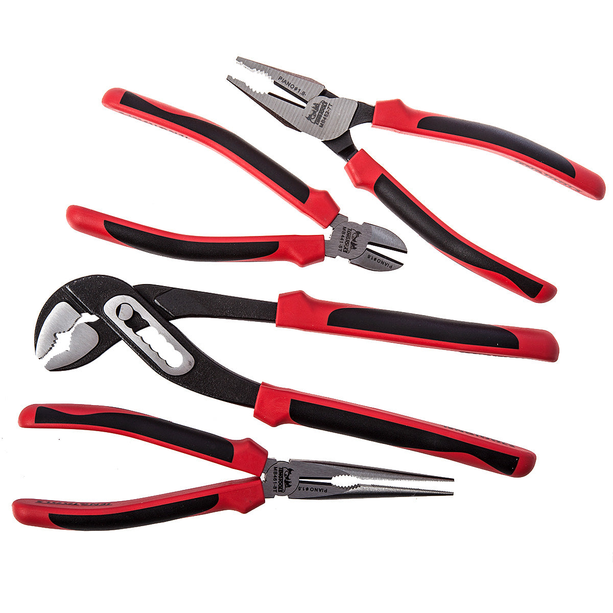 Teng Tools Plier Set TPR Grip TT1 4 Pieces - TT440-T