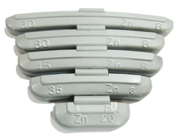 Tip-topol Zinc Weights Alloy Rim (Per Package) 5 - 35 Grams