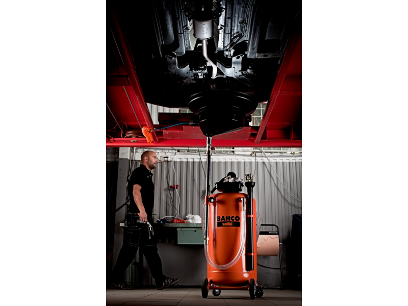 2 in 1 Bahco oil drainer with tank capacity 90L