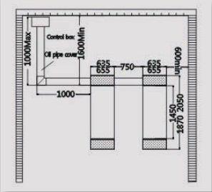 Pitzone Full Hight Surface Mounted Scissor Lift 3Ton